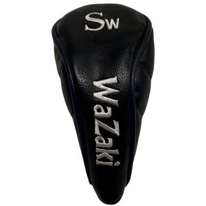 Wazaki SW Wedge Black w/white Trim Golf Club Head Cover